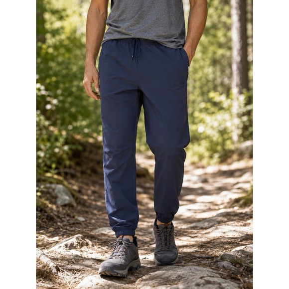 L.L. Bean Other - LL Bean Multisport Pants Carbon Navy Drawstring Elastic Waist Mens Size XL x 28"